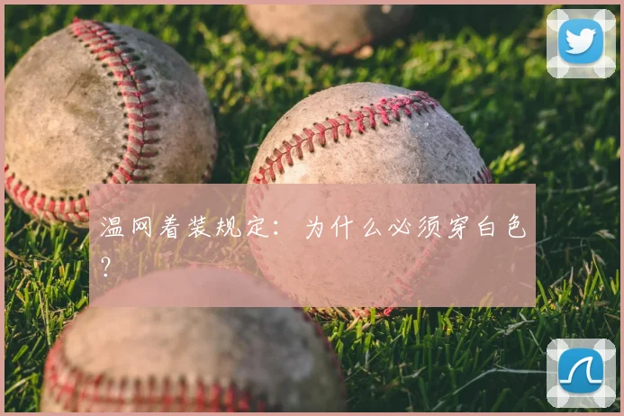 温网着装规定：为什么必须穿白色？